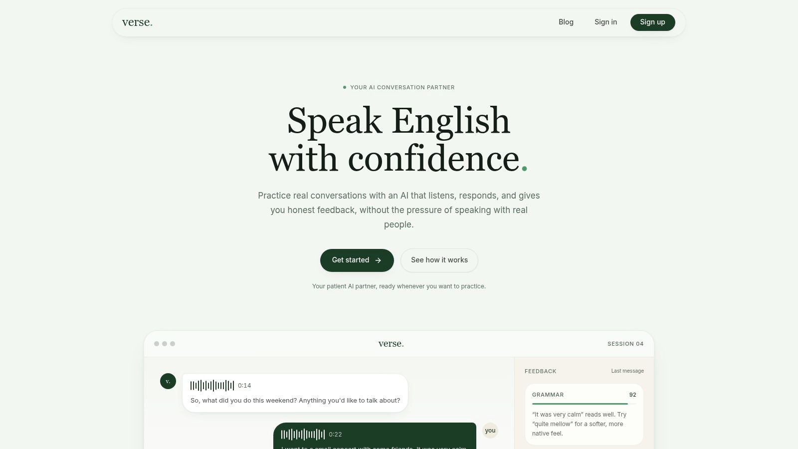 Screenshot from https://verse.academy
